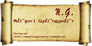 Mágori Gyöngyvér névjegykártya